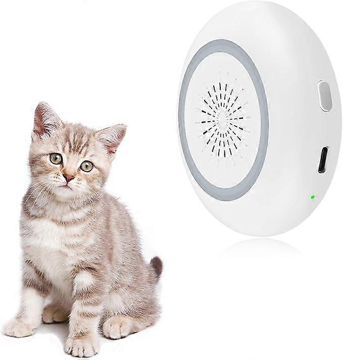 Cat Litter Deodorizer, Smart Pet Smell Eliminator, 99% Deodorization, USB Powered 7-Day Battery Life, Mini Pet Air Purifier to Purify Odor from Cat Li