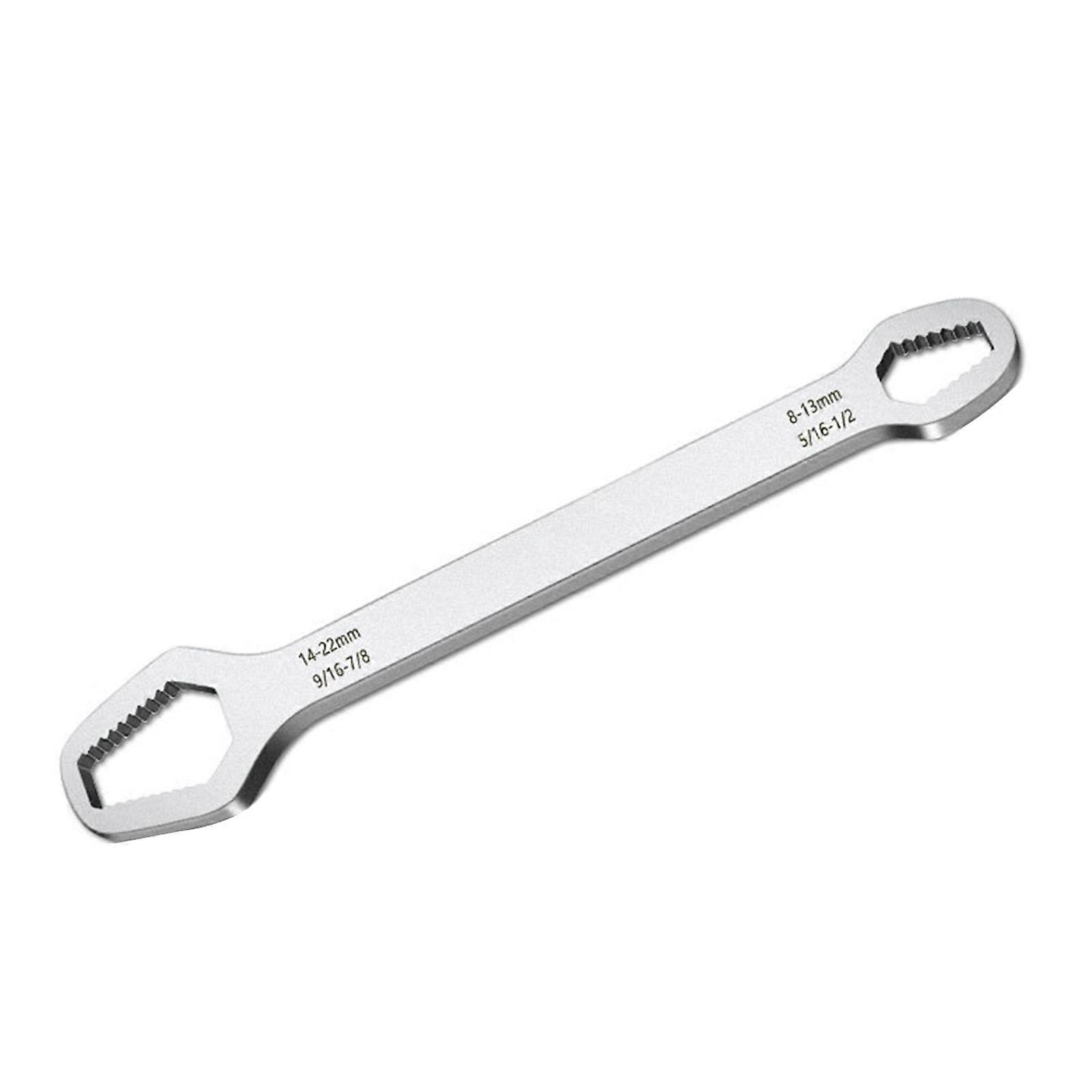 8-22mm Universal Torx Wrench Self-tightening Adjustable Glasses Wrench Board Double-head Torx Spanner Hand Tools for Factory