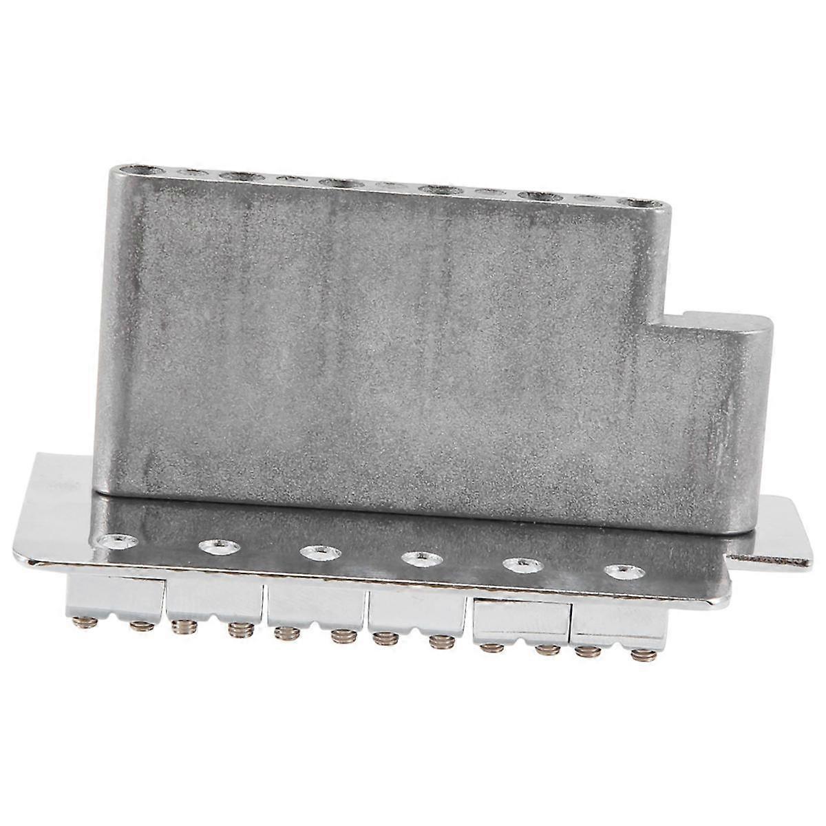 Für E-Gitarre Single Swing Bridge SQ Tremolo Bridge System Pull Plate String Bridge Konkave Saite Code Silber