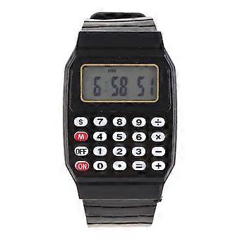 Fashion Child Kid Silicone Date Multi-purpose Electronic Calculator Reloj de pulsera