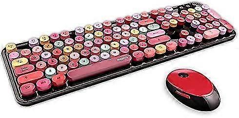 104-key Wireless Bluetooth Keyboard, 2.4ghz Non-drop Connection Design, Compatible With Pc, Computer, Laptop, Suitable For Most Systems