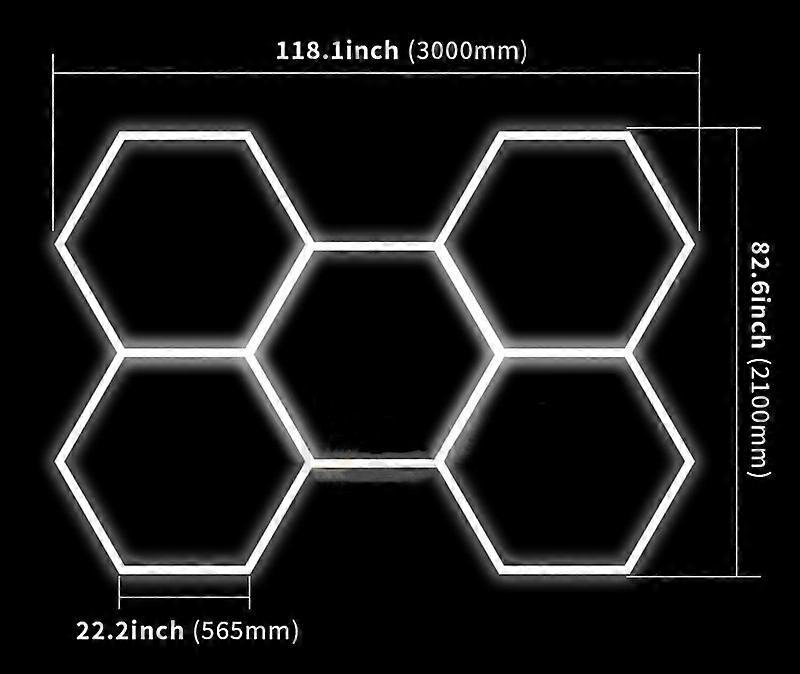 Petek LED Yüksek Bay Işık 720W Sanayi Işık Garajlar Lamba Tavan Işıkları Atölye Aydınlatma 110-240V
