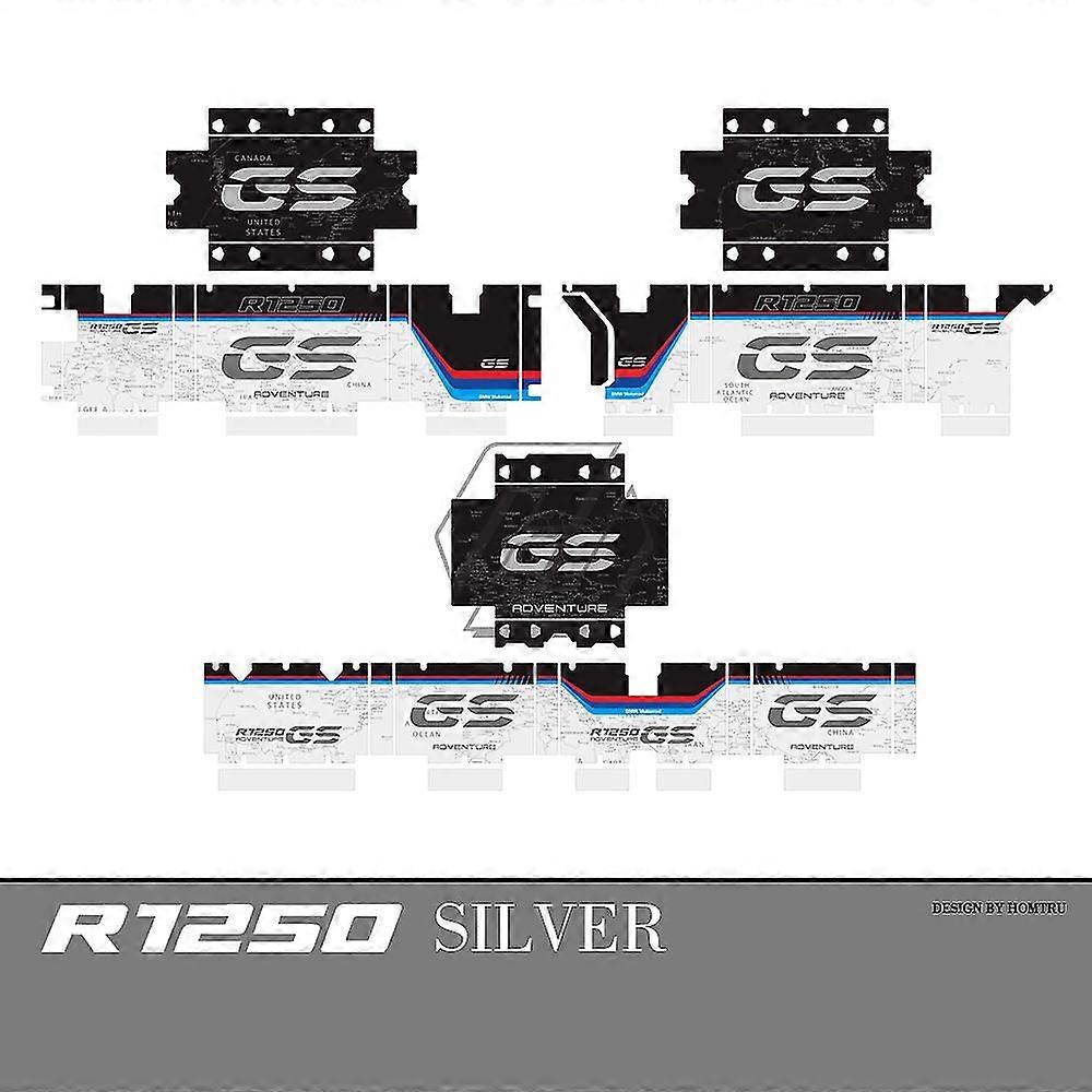 For Bmw R1200gs R1250gs Adventure 2004-2020 Side Case Reflective Sticker
