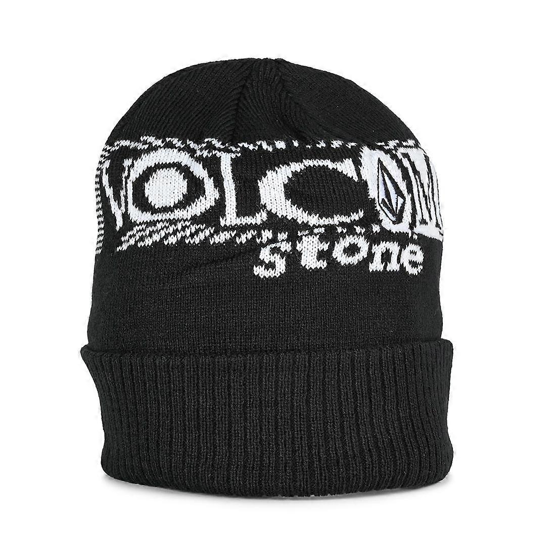 Volcom Lib Stone Legacy Cuff Beanie Hat - Black