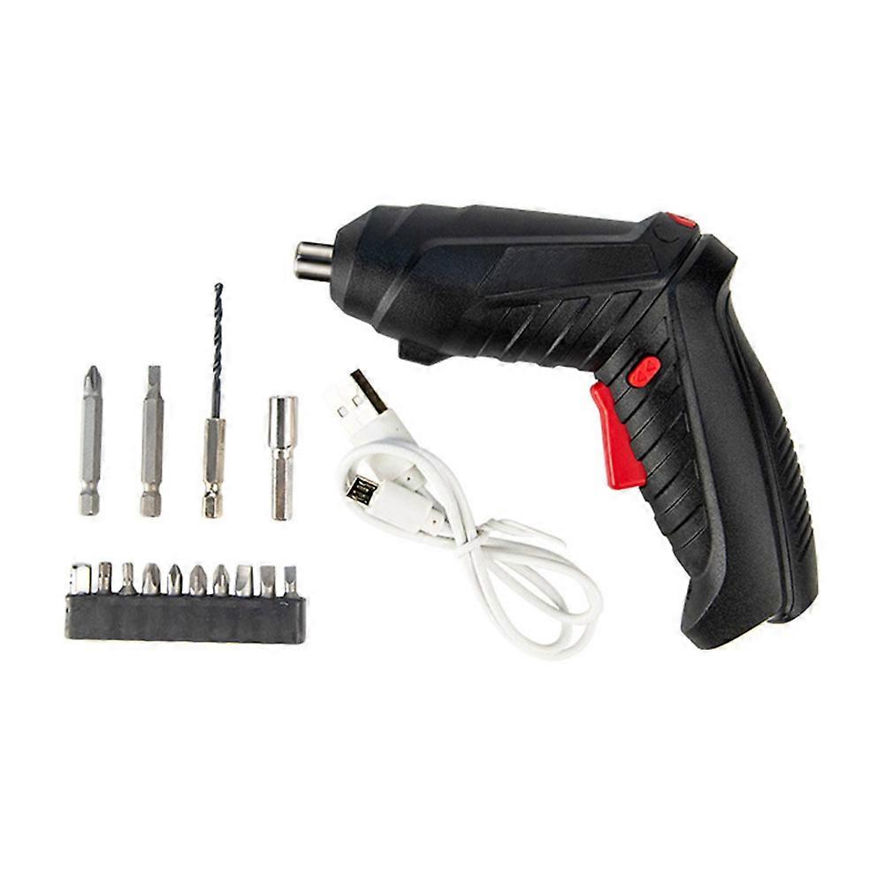 3.6V Cordless Screwdriver Rechargeable Powerful Impact Drill Screwdriver LED Lighting Household Electric Drill for Home Use Tool