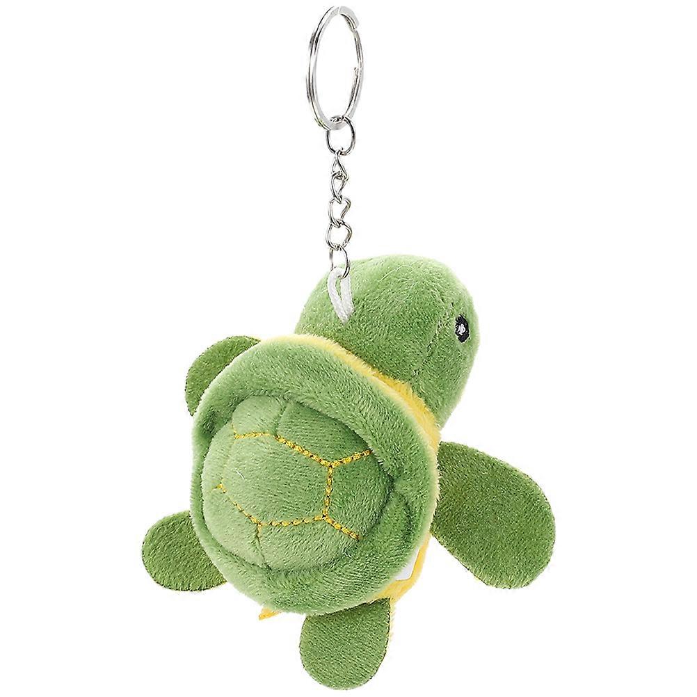 4pcs Plush Turtle Pendant Lovely Keychain Stuffed Turtle Adorn Plush Key Chain Stuffed Turt