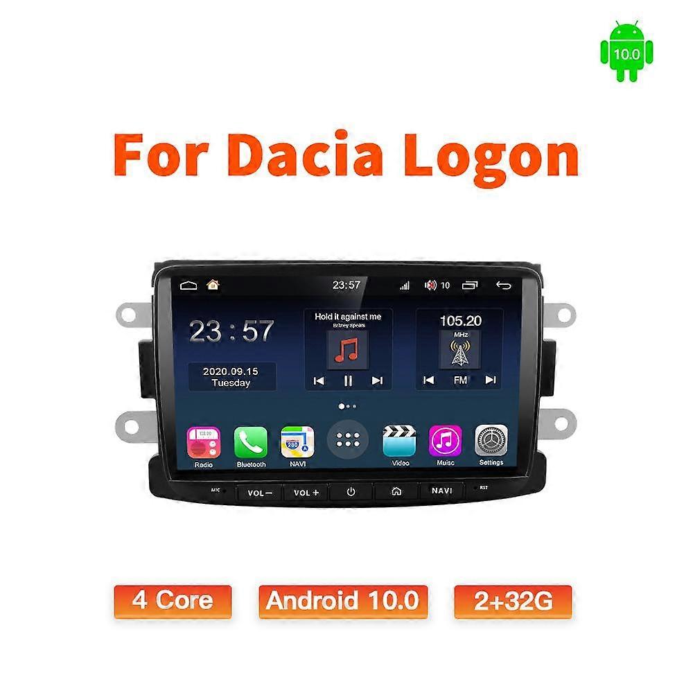 GATAXASKY Android 10 Car Radio Navigation for Renault Dacia LOGAN Sandero Duster Lodgy Lada Xray Captur Dokker Multimedia Player