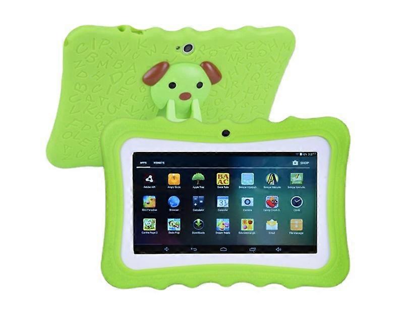 7 Inch Children Android Tablet Pc 8gb Rom 1024 * 600 Resolution Wifi Kids Tablet Computers With Cover