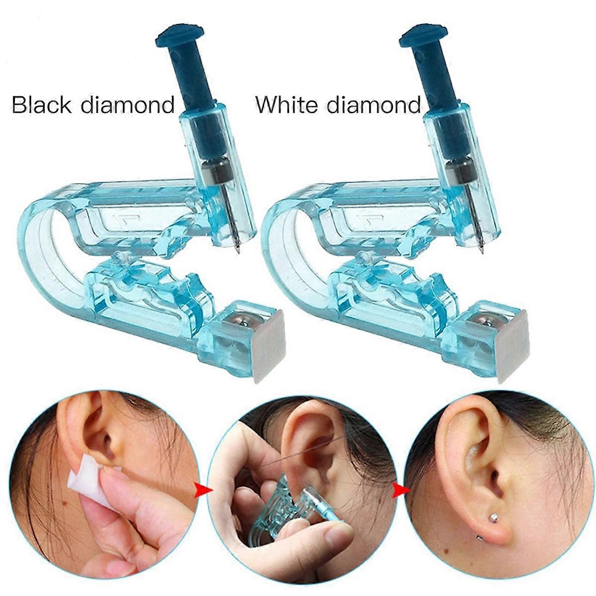 Portable Disposable Safety Ear Piercing Gun Kit 10pcs