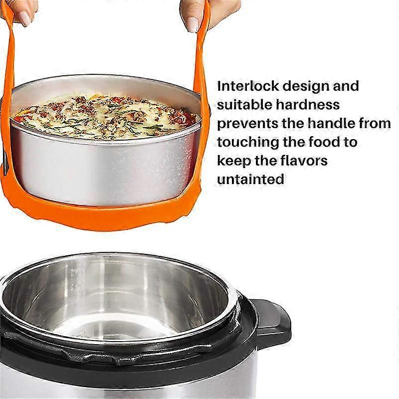 Pressure Cooker Sling, Silicone Bakeware Sling Compatible With 6 Qt / 8qt,multi-function Cookers Ac