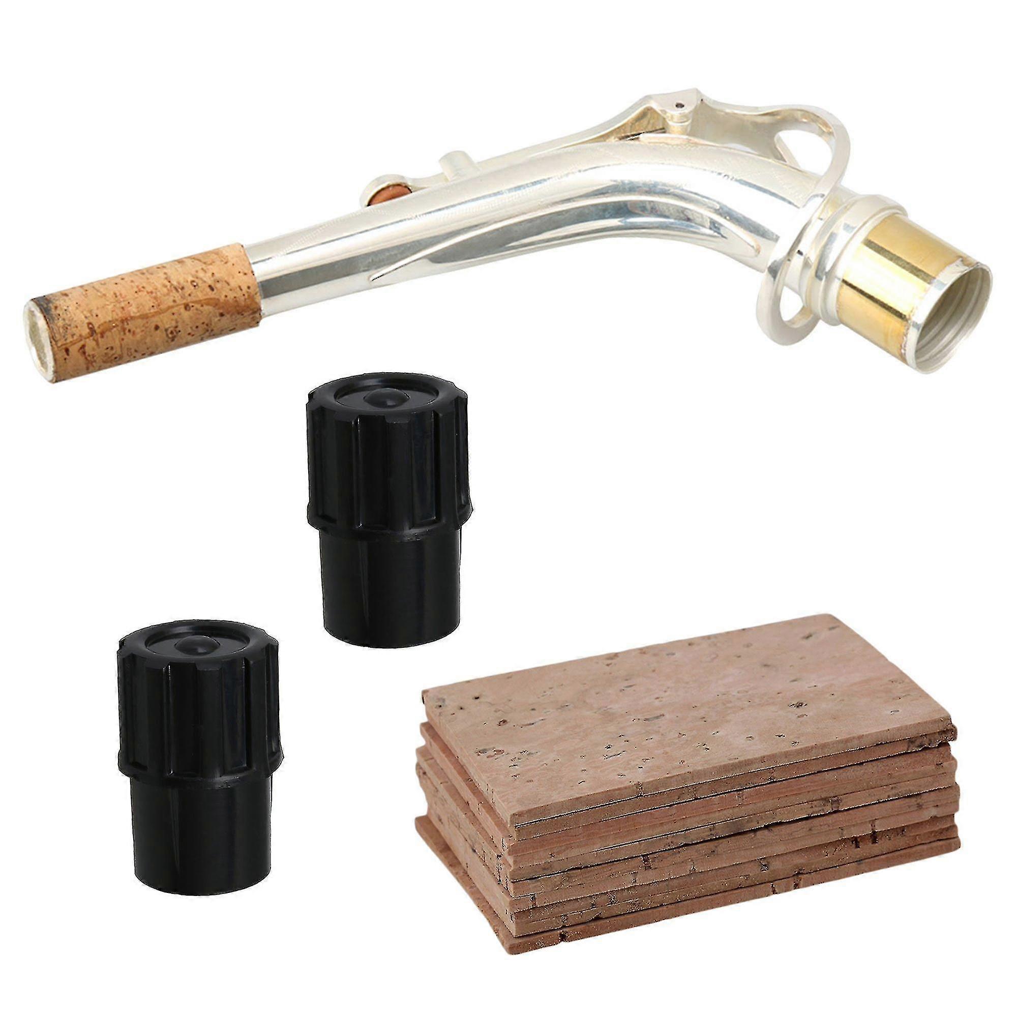 10 Neck Cork Sheet 2 Sax Plug And Elbow Bend Neck For E Flat Alto Sax