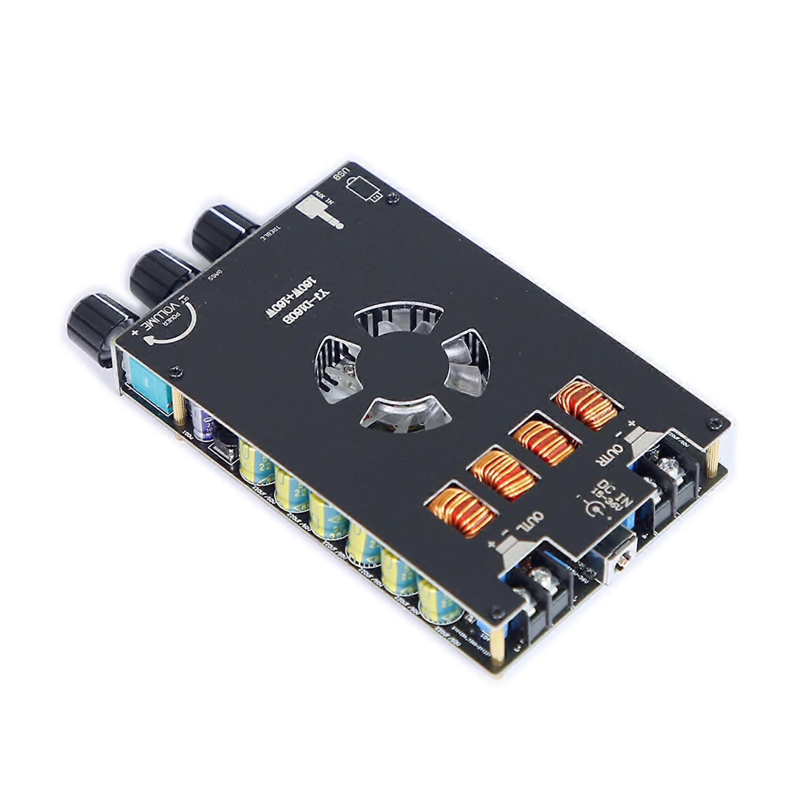 Stereo Power Power Amplifier Dual Channel Module 2x160W Rated Output Power