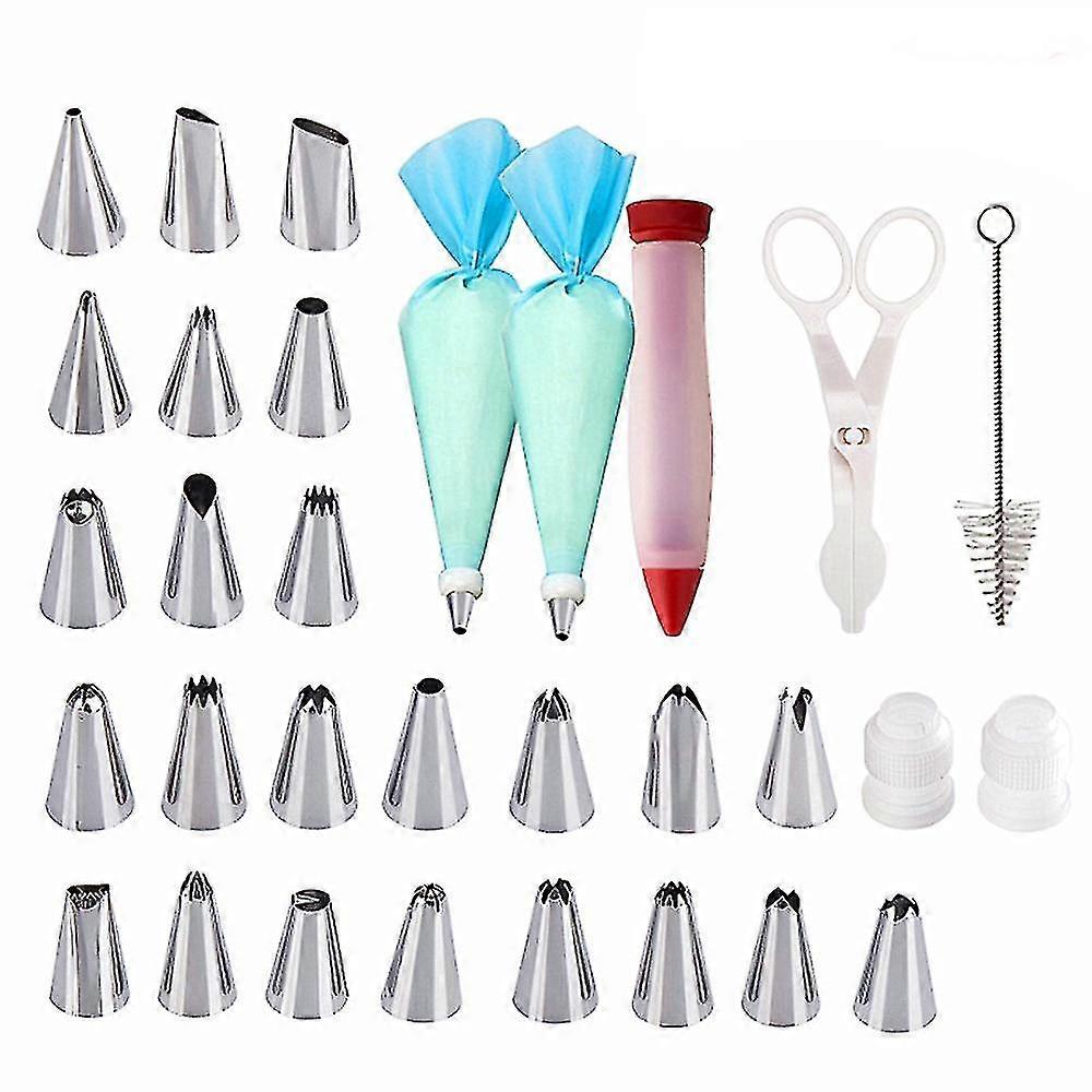 1 Set Cake Decorating Tools, 31pcs  Nozzles  Baking Cream Decorating