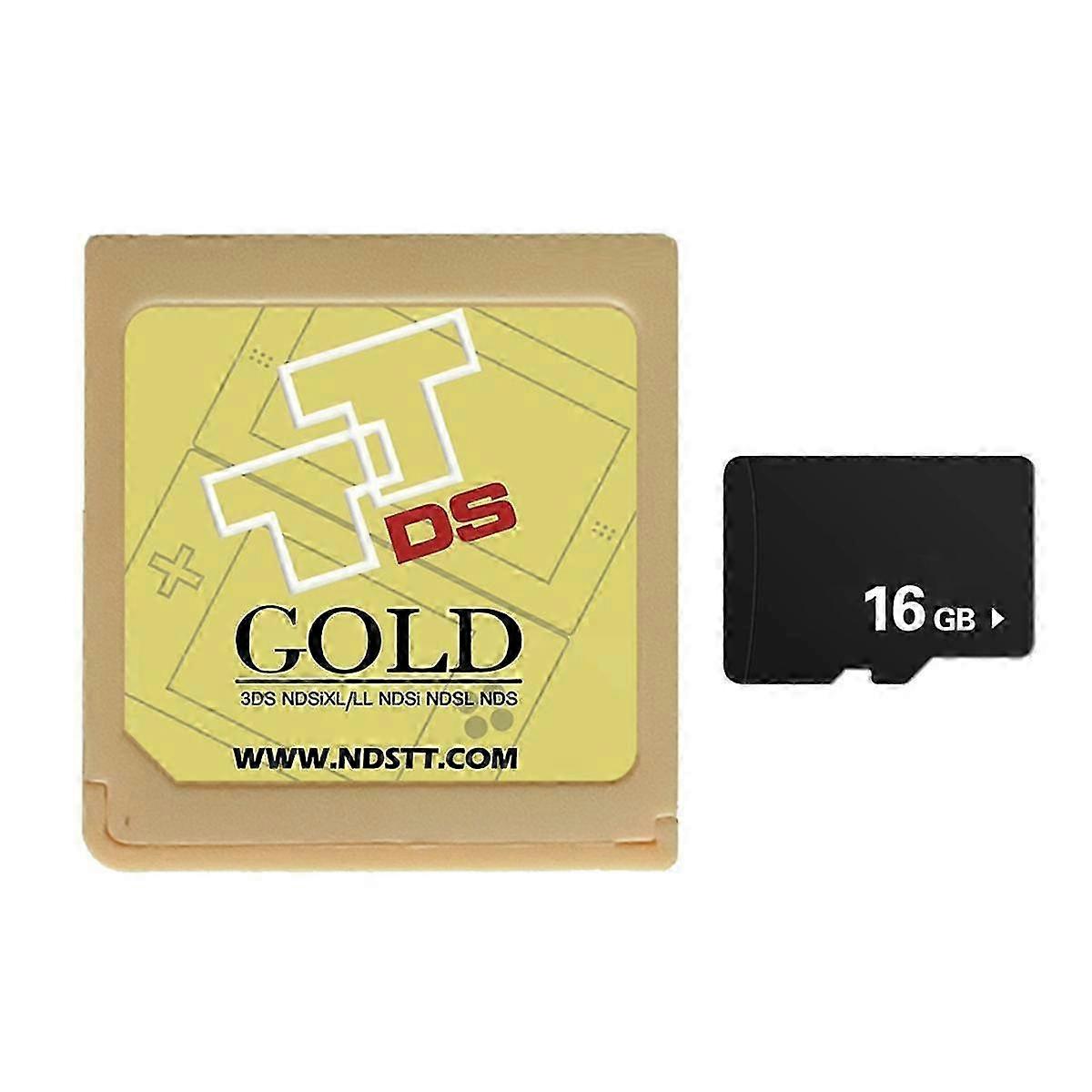 For Game Card Ttds Gold Burning Card+16g Memory Card For Ndsixl/ll Ndsi Ndsl Game Card