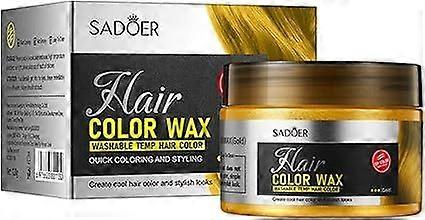 Haarfarbe Wachs, Temporäre Haarwachsfarbe, Haarfärbewachs, Schlamm Haarstyling Haarwachs Haarfärbemittel Temporäre Haarfarbe 120g