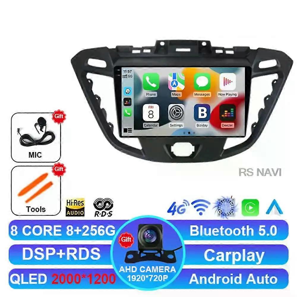 Android 14 Car Radio For Ford Transit 2015 2016 2017 2018 Gps 5g Wifi Dsp Head Unit Bt Viedo Player Stereo Wireless Carplay Auto