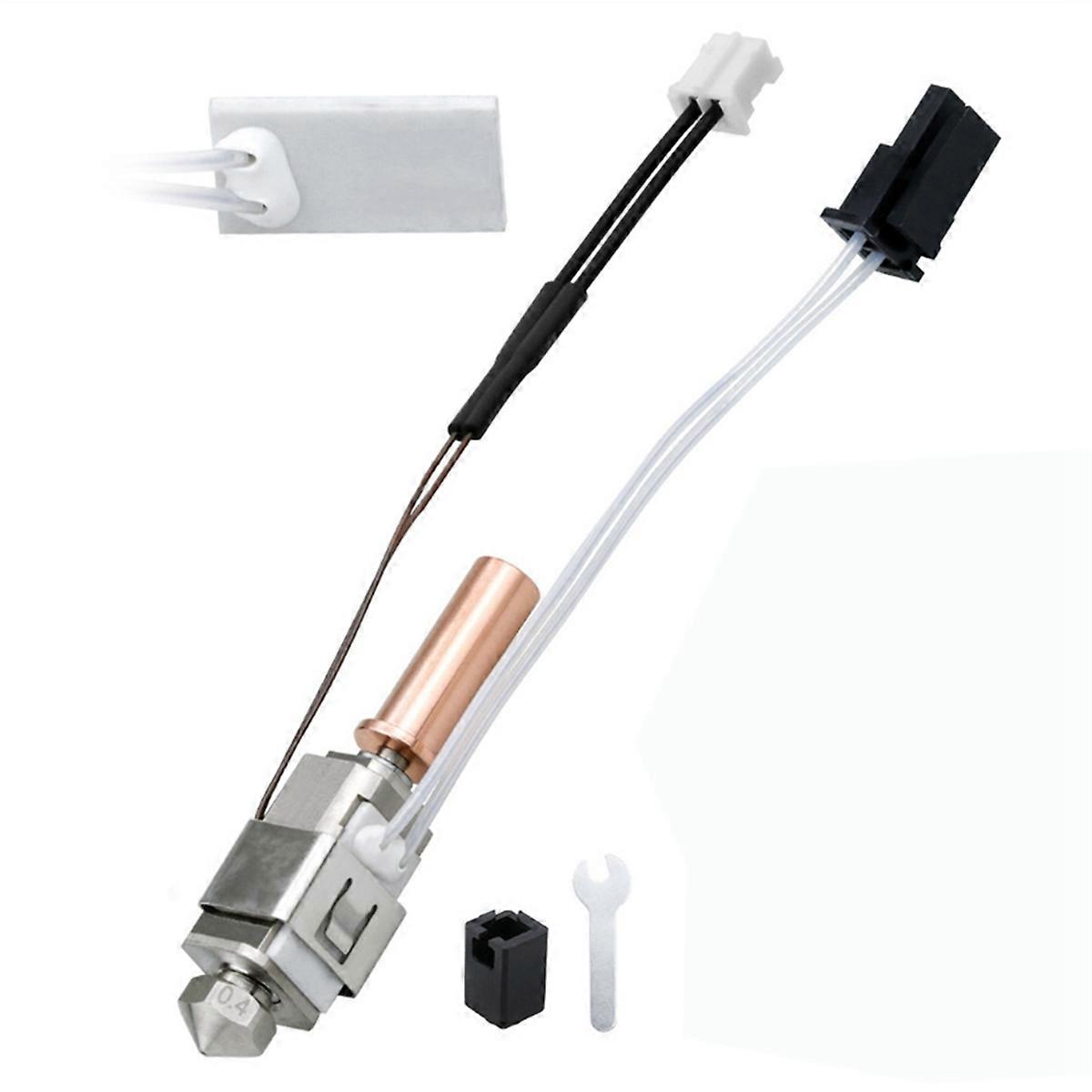 Upgrade for 2 Hotend Kit,Thermistor Heater 0.4mm Print Hot End for 2 Plus/Neo/ 2