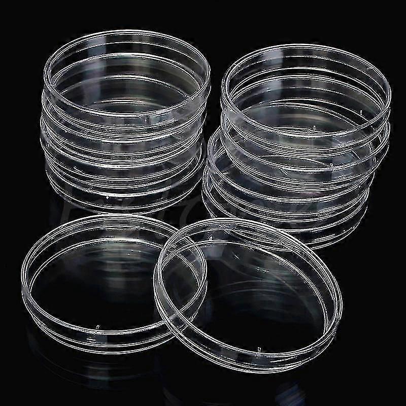 10pcs/pack 90 × 15mm البلاستيك بتري أطباق ل رطل لوحة الخميرة البكتيرية