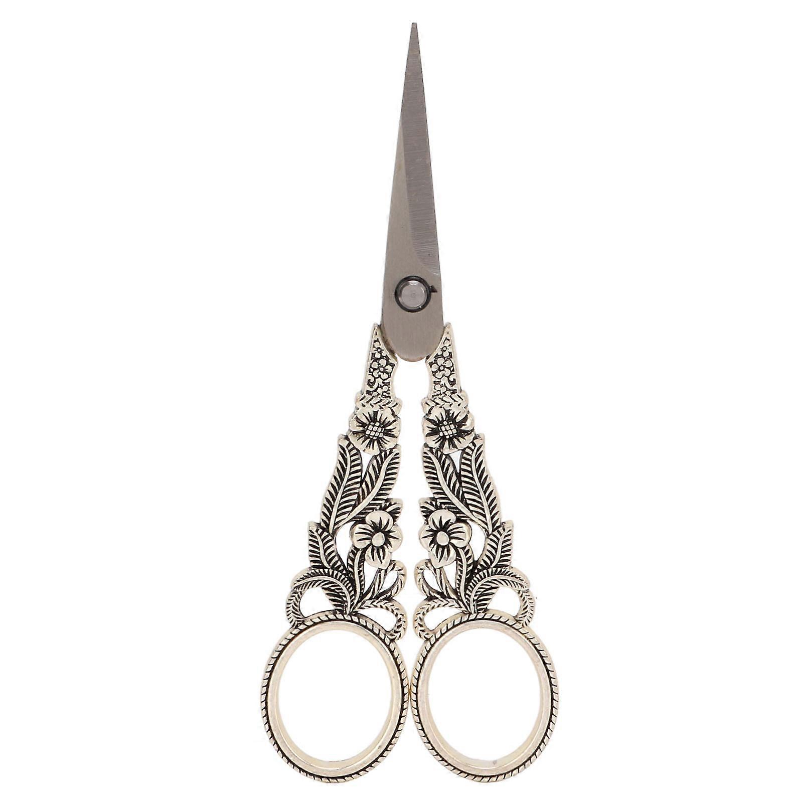 Craft Scissors Stainless Steel Durable High Sharpness Effort Saving Wide Application Embroidery Scissors for Needlework