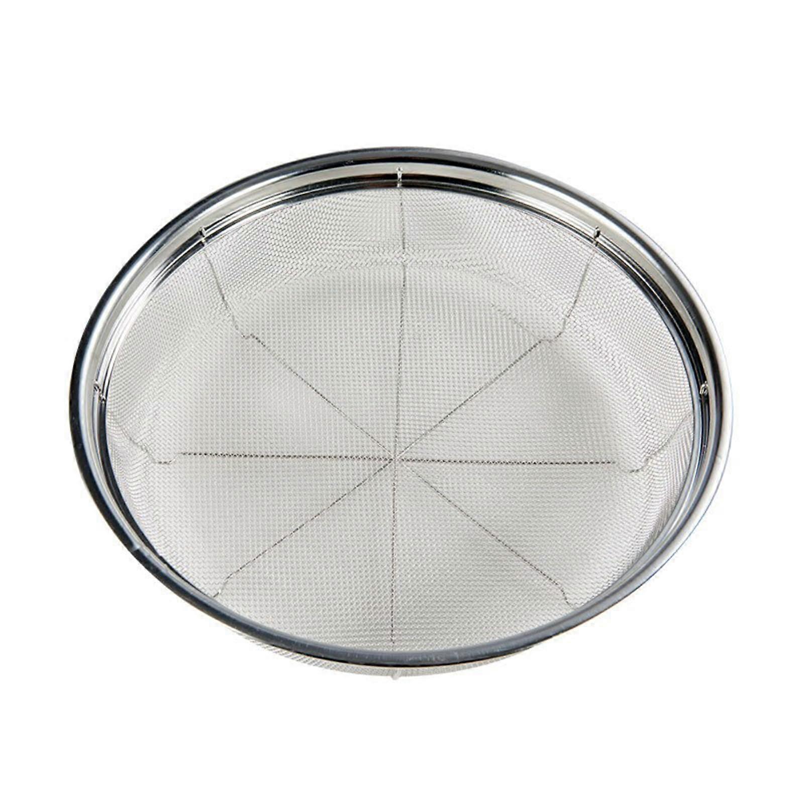 9.84" stainless steel fine mesh strainer with resting base