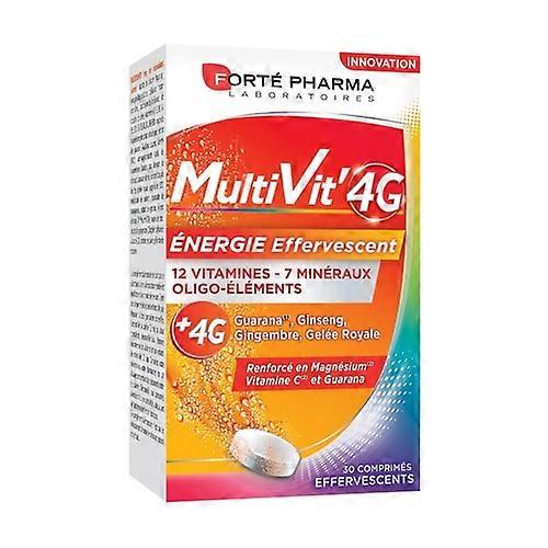 Multivit 4G Energy Effervescent 30 effervescent tablets