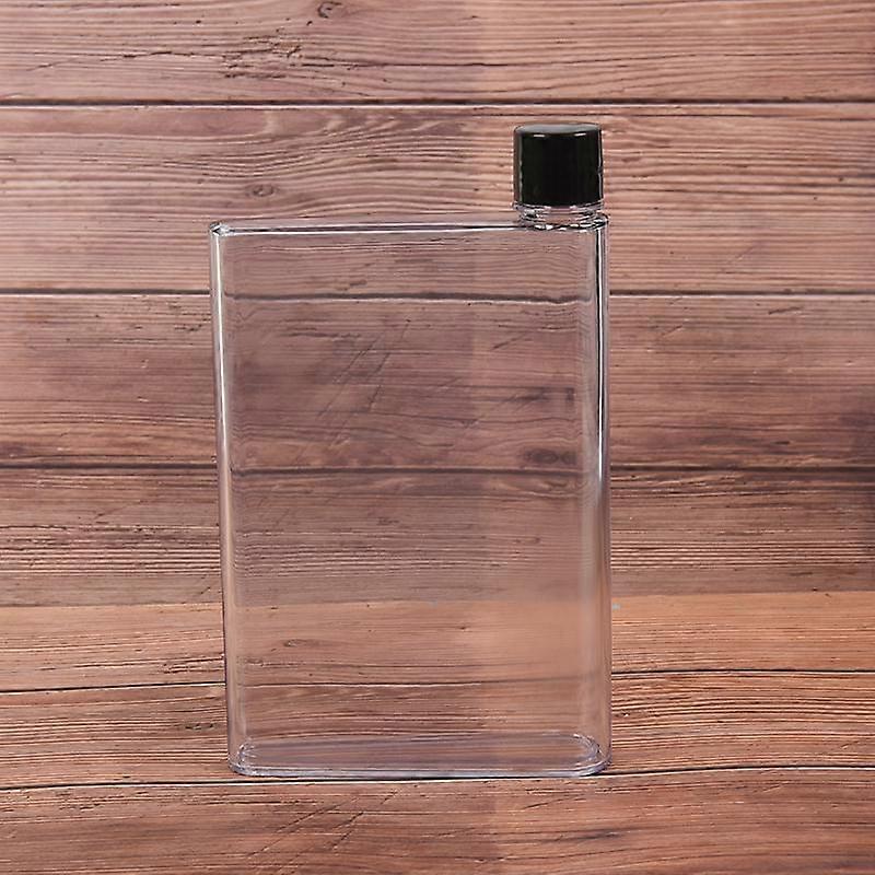 Vandflaske Bærbar Klar Bog Bærbar Papirpude Vandflaske Flad