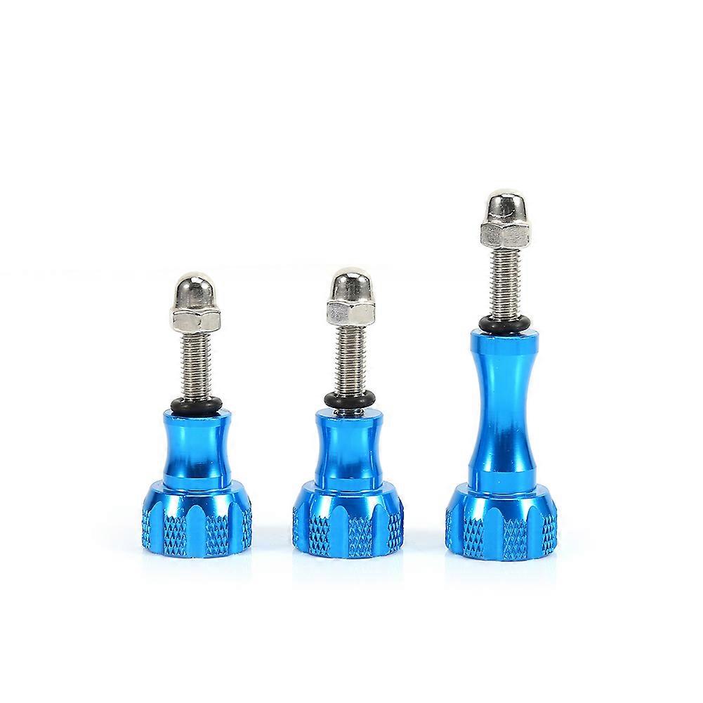 Durable Aluminum Thumb Screws for GoPro Hero Series - 3 Pack with Long & Short Screws