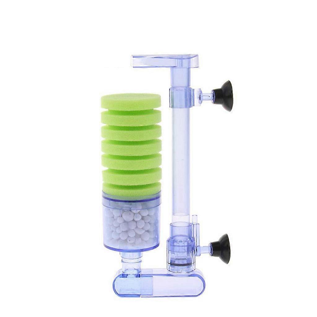 Aquarium Filter Sponge Silent Foam Filters Worked with Fish for Tank Air Pump Include Suctions Cups and Bio-Balls 4 Choi