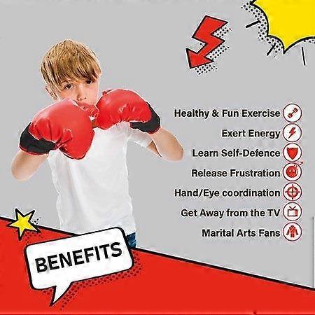 Adjustable Kids Punching Bag with Stand - Boxing Set Toy