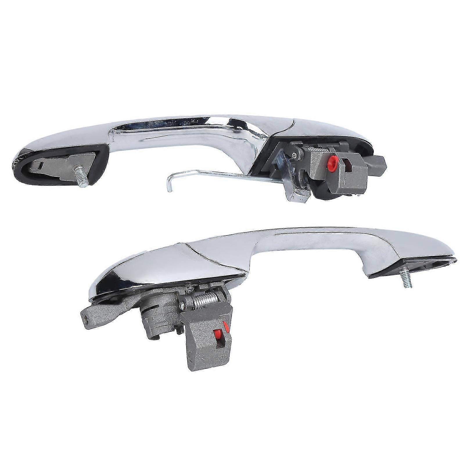 2pcs Exterior Door Handle 735592026 Front Replacement For Fiat 500 C Convertible 312 09/2009 Onwards
