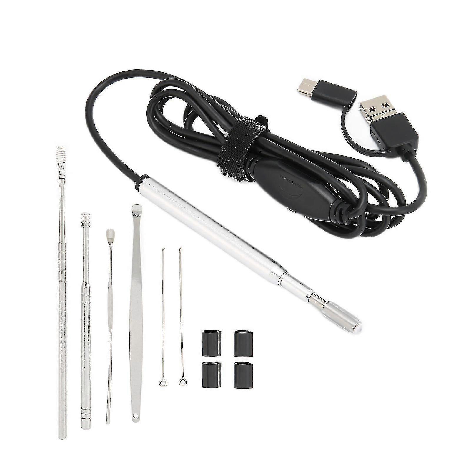 3 In 1 Smart Visual Endoscope Safe Adjustable 3.9mm Ear Canal Camera For Adlult Kid