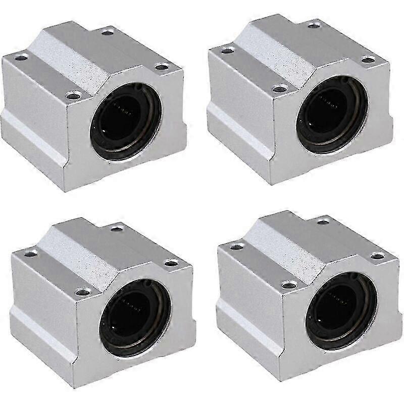 4Pcs SC16UU Linear Motion Ball Bearings for CNC Machines
