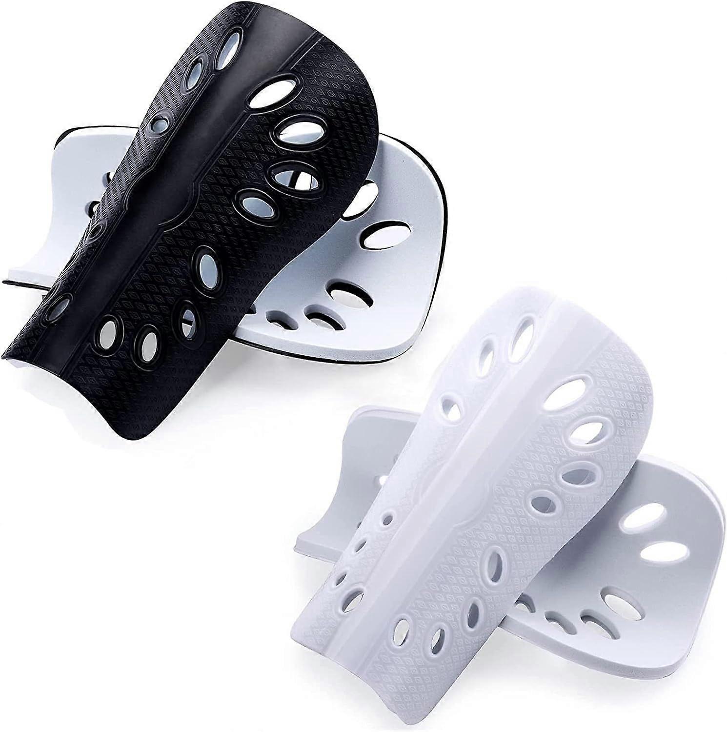 (Bigger Shin Guards) Soccer Shin Guards, 2 Pair Lightweight and Breathable Shin Guard Sleeves for Adults Football Player, Calf Protective Gear Shin Gu