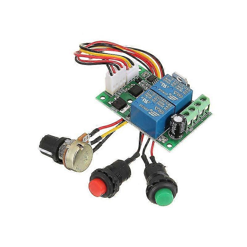 DC 6V 12V 24V Motor Speed Controller - Forward and Reverse Switch Linear Actuator Motor Controller with Adjustable Speed Control (1pcs)
