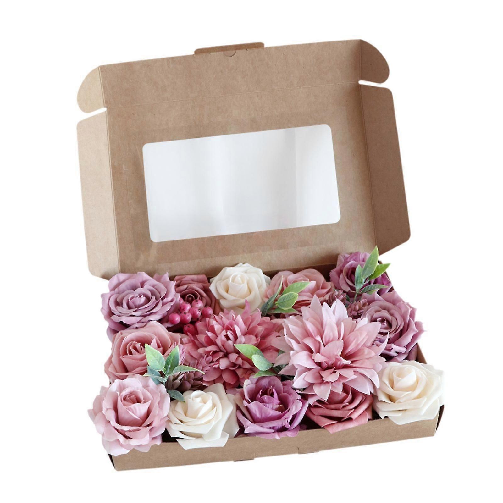 Artificial Flowers Craft Ornament Bridal Bouquets for Spring New Year Indoor