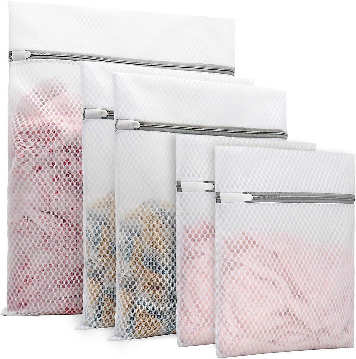 Protect Your Delicates, Honeycomb Mesh Laundry Bags For Washing Without Wear Or Tear, 3 Pieces Including Various Sizes