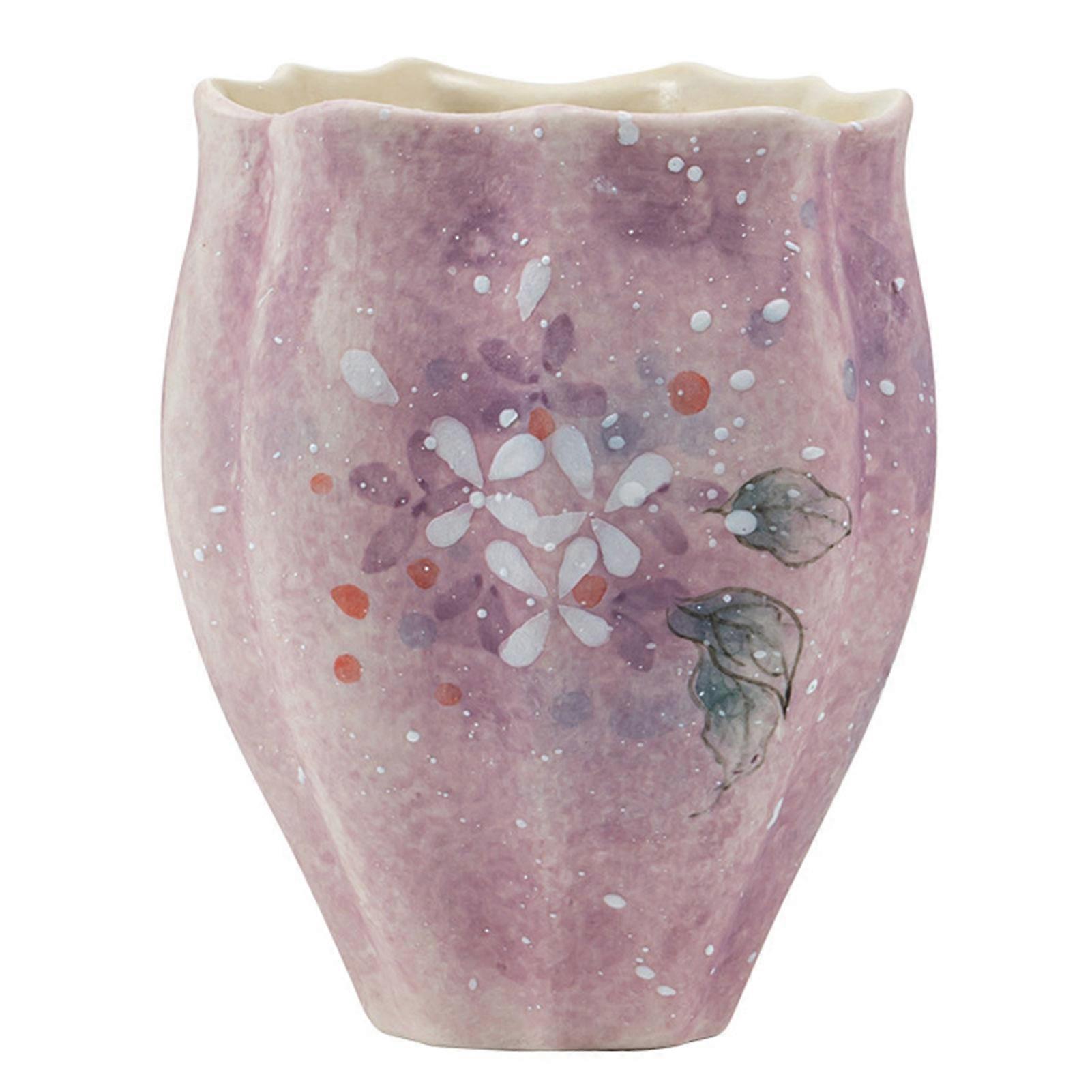 Floral Drinking Tea Cup Floral Pattern KungFu Tea Cup for Tea Coffee