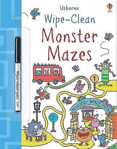 Wipe Clean Monster Mazes