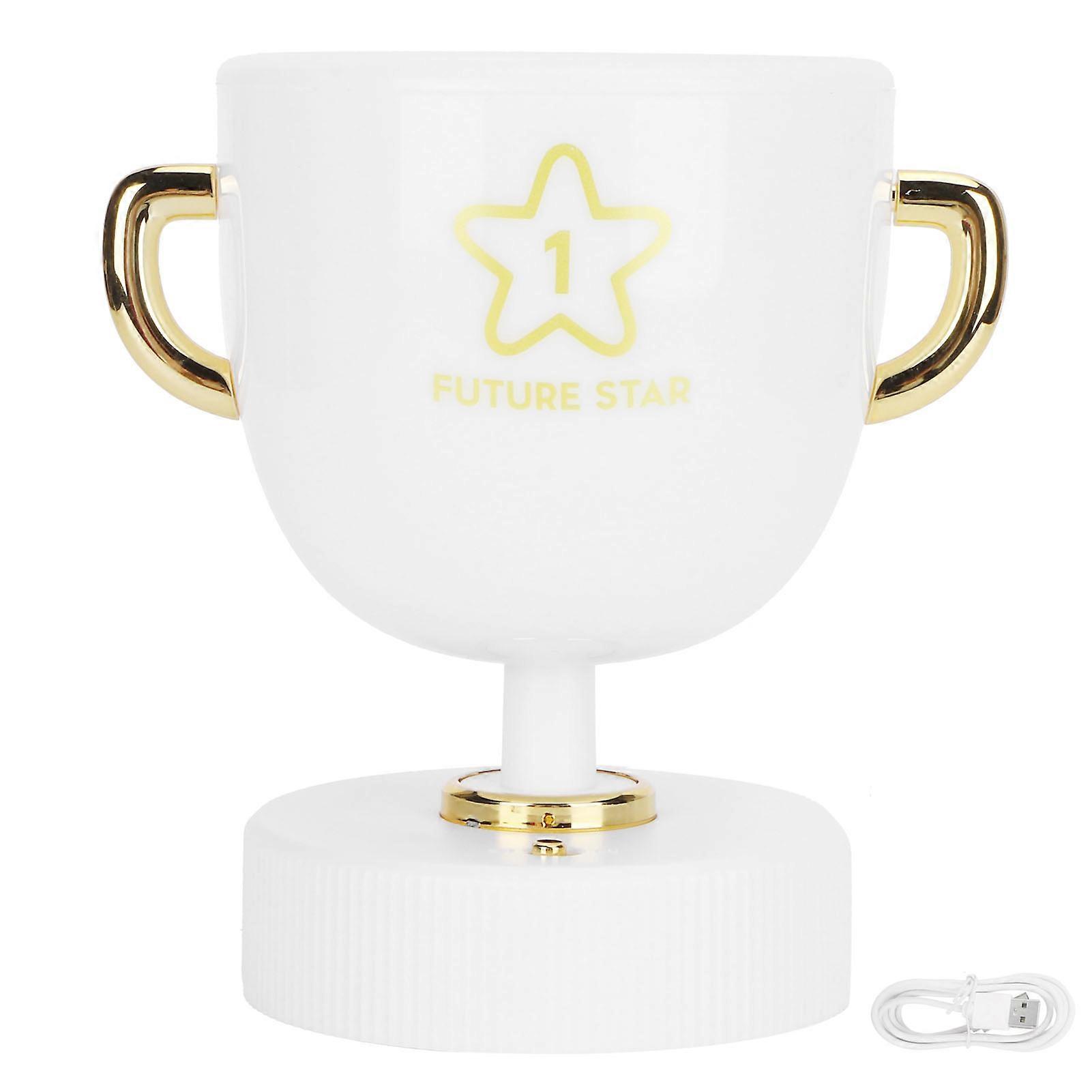 Mini USB-Powered Pen Holder LED Night Light for Bedroom and Home, Adjustable Brightness, Compact Design, Modern Style