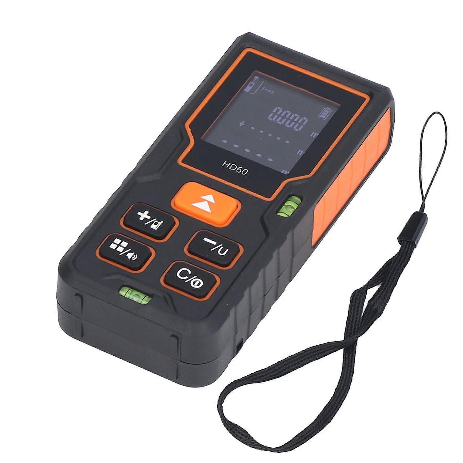 60m Laser Distance Meter for Accurate Distance Measurement in Construction Engineering, Compact and Easy-to-Use Rangefinder