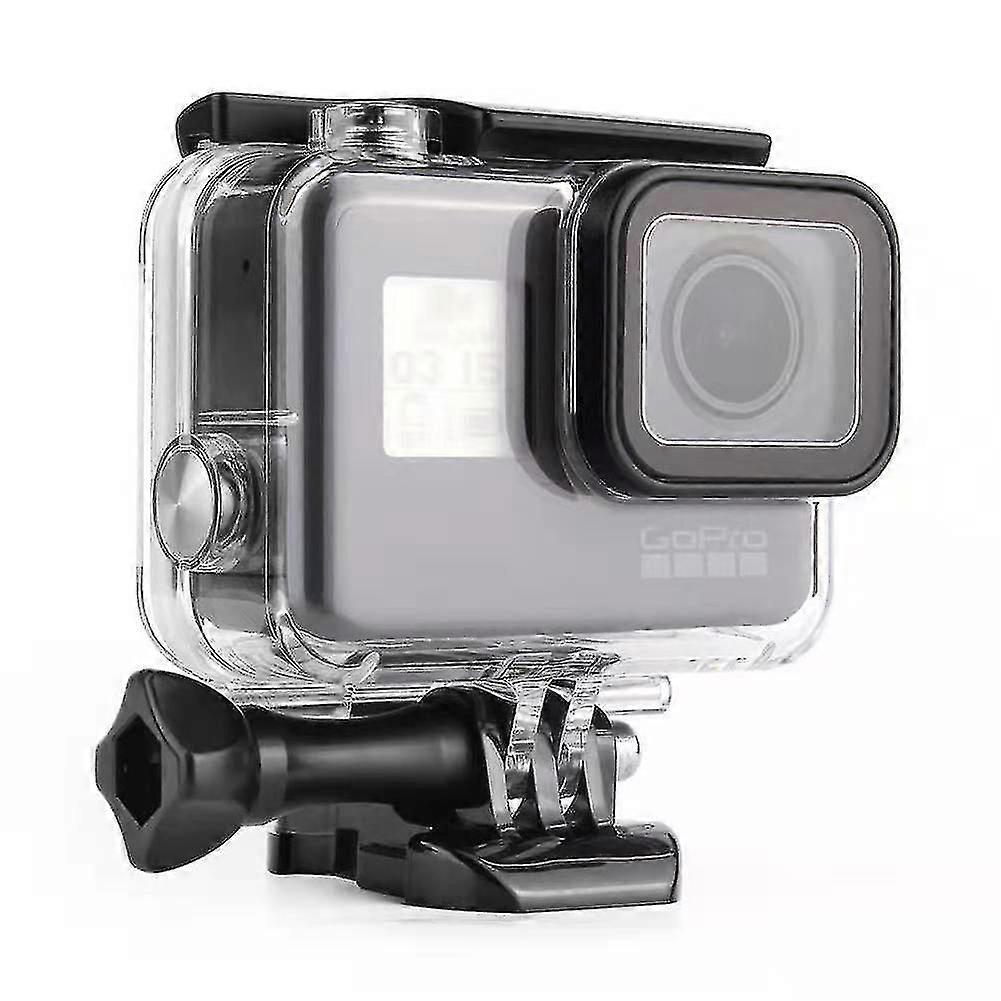 Waterproof Housing Case For Gopro Hero7/6/5 Black, Underwater Dive Case Shell_Lucky_B