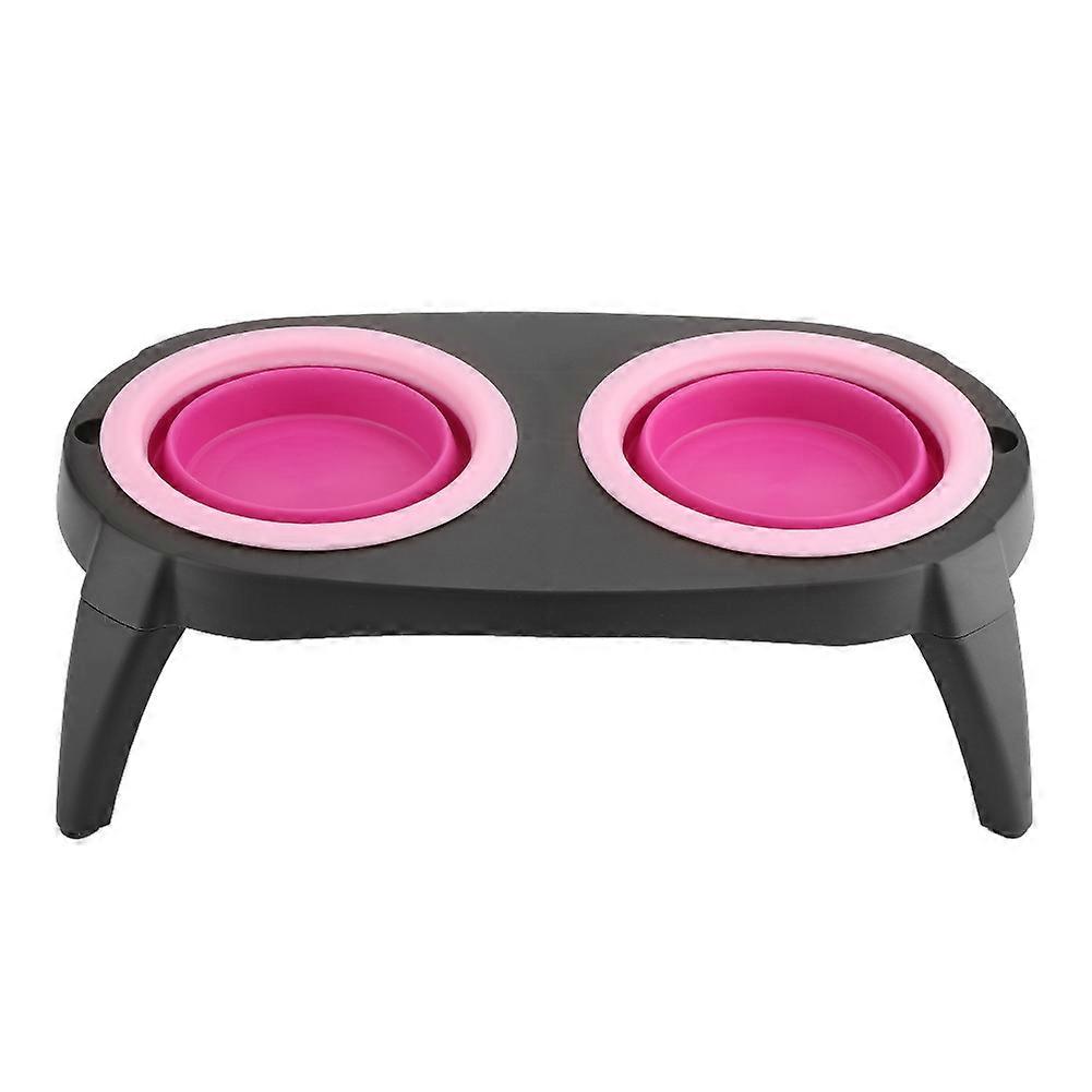 Collapsible Dog Feeding Bowl For Travel BPA-Free Silicone Portable Foldable Pet Bowl Small And Medium Size