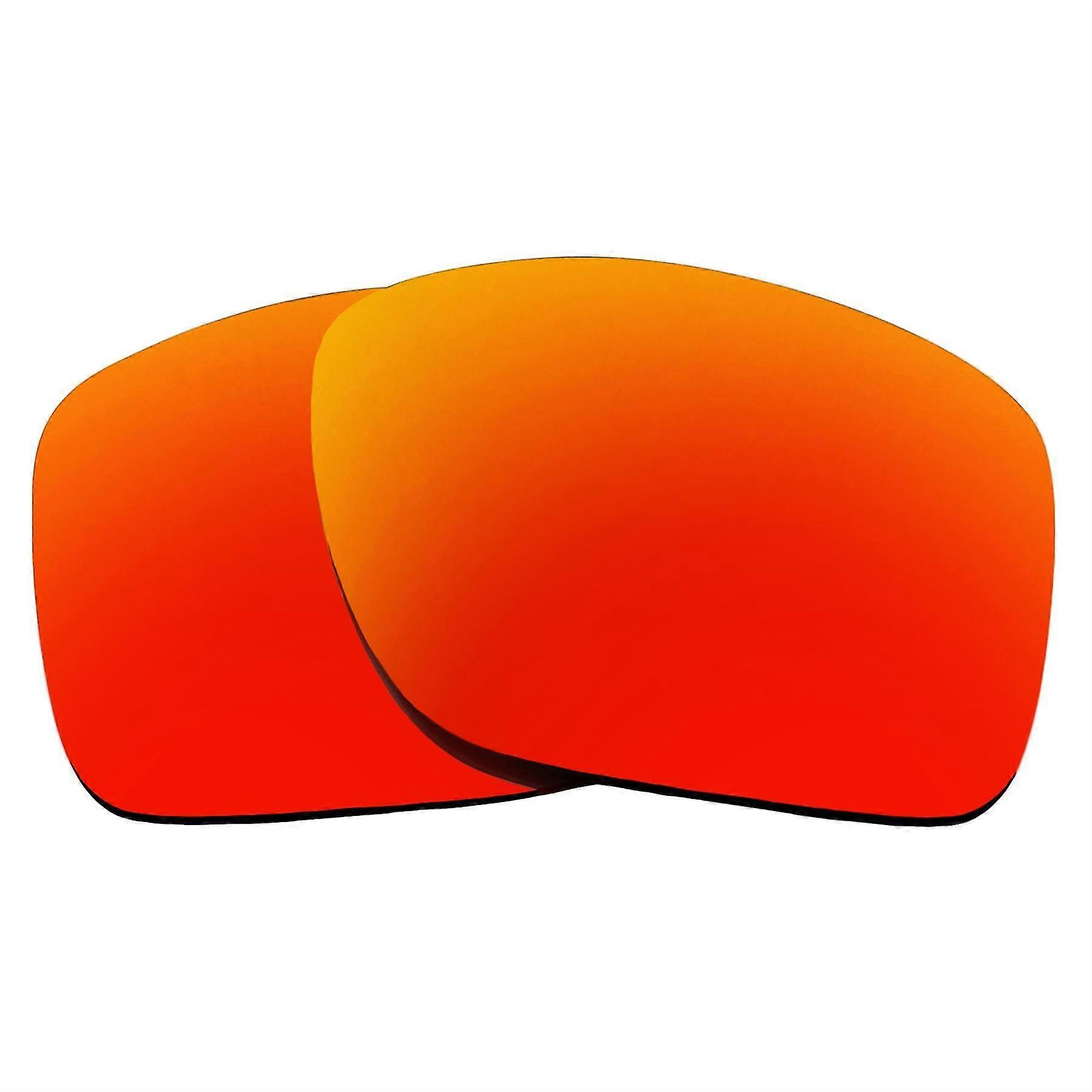 Seek Optics Replacement Lenses for DVX Eyewear Spoiler - Fire Red Mirror Non-Polarized