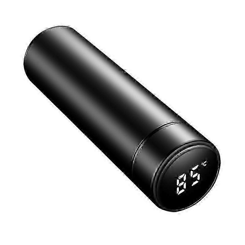 500ml Anti-korrosjon Temperatur Display Rustfritt stål Vannkopp Flaske for Home