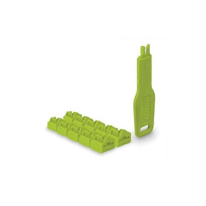 RJ-45 Port Blocker Key - LINDY - Grün - 10 Schlösser - Netzwerkschutz - Kunststoff