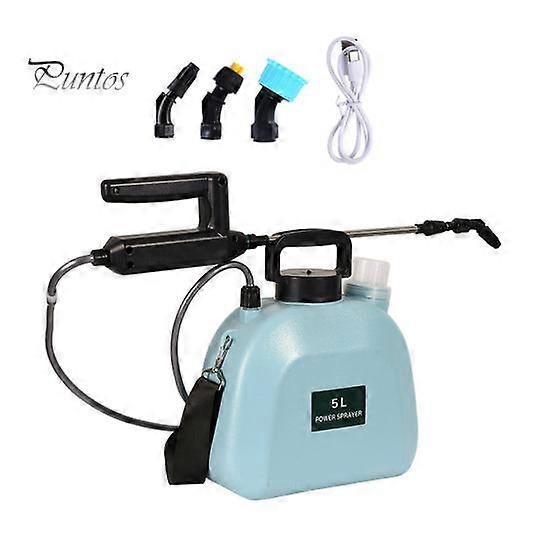 5L/8L Electric Sprayer Battery Powered Sprayer with 3 Nozzles Adjustable Shoulder Strap Electric Pump Sprayer for Watering Fertilizing Herbicides
