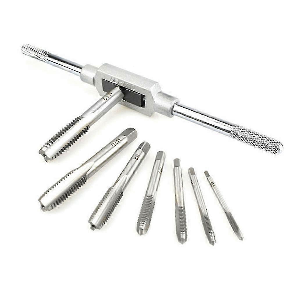 Tap Tool Set Thread Metric Machine Hand Screw Thread Plug Taps Set js