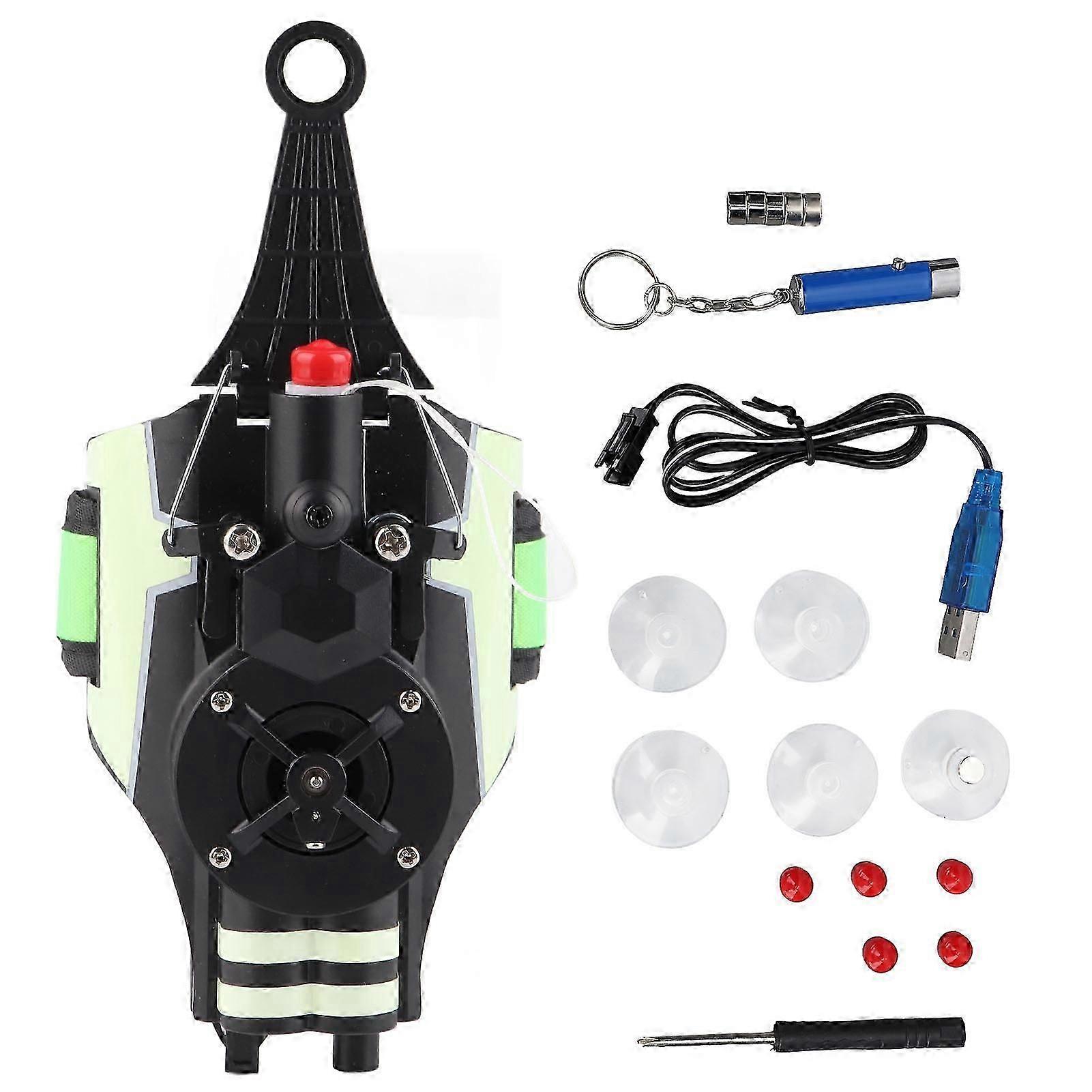 Web Launcher String Toy Glowing Web Rope Launcher Luminous Rope Launching Wrist Toy Black