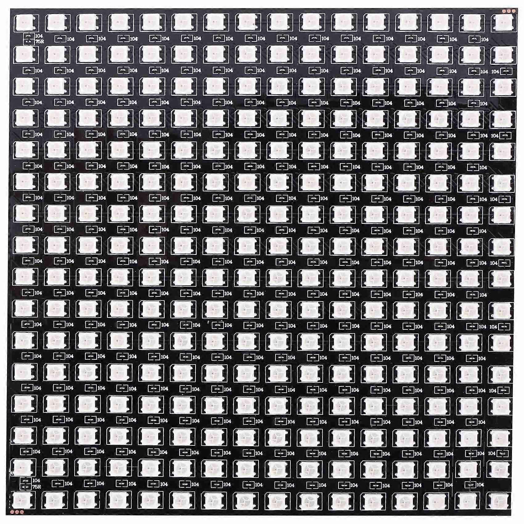 WS2812B LED RGB Flexible Pixel Panel 16X16 Individually Addressable Panel Light LED Module Matrix Sc