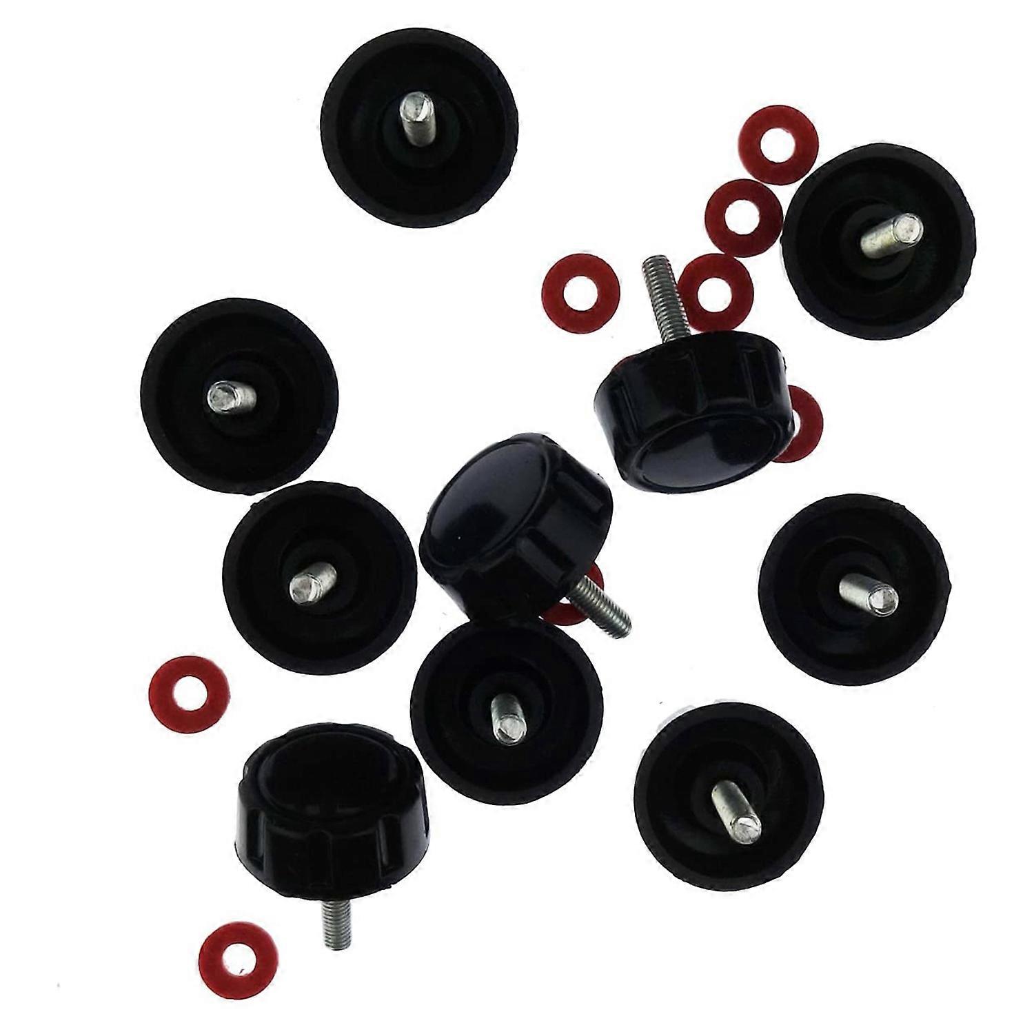 10Pcs Screws Nuts Caps for Fishing Reels Knob Power Handle